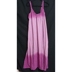Baby Doll Maxi Dress Purple Ombre Sz L Old Navy Sleveless Boho Pullover
